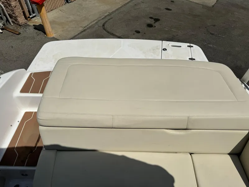Slide: The Image of 2019 Regal 1900 ES Bowrider rear seating and deck area. - 14