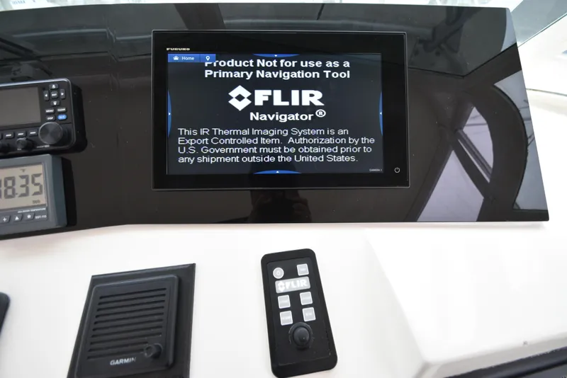 Slide: The Image of Control panel of a 2006 Albemarle 41 Express boat with FLIR Navigator system. - 30