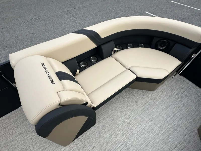 Slide: The Image of Luxurious seating on the 2024 Berkshire 22RFX ARCH CTS 2.75 pontoon boat. - 7