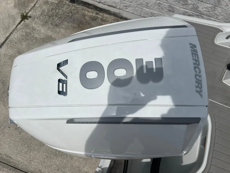 Slide: The Image of 2024 Crownline 270 XSS with Mercury 300 V8 outboard engine. - 21