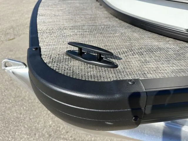 Slide: The Image of 2025 Godfrey AP 255 SBC boat interior with luxurious seating and modern design. - 23