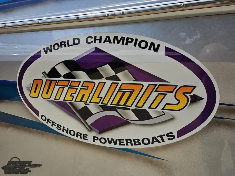 Slide: The Image of 2004 Outerlimits 42 Legacy World Champion Offshore Powerboats logo - 43
