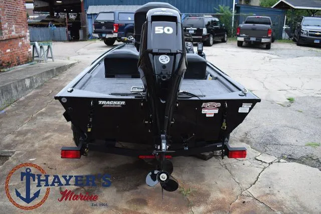 Slide: The Image of 2024 Tracker Pro 170 boat with 50 HP motor at Thayer's Marine. - 10
