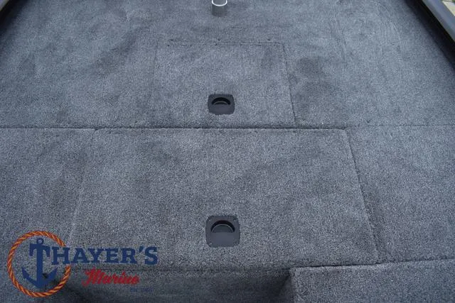 Slide: The Image of 2024 Tracker Pro 170 boat deck with storage compartments. - 13