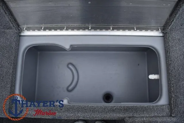 Slide: The Image of Livewell compartment of 2024 Tracker Pro 170 boat at Hager's Marine. - 16
