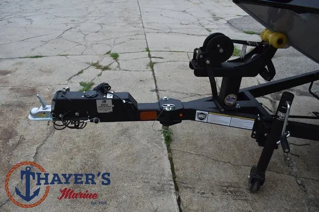 Slide: The Image of 2024 Tracker Pro 170 boat trailer hitch at Thayer's Marine. - 7