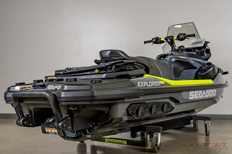 Slide: The Image of 2024 Sea-Doo EXPLORER PRO 170 TECH PACKAGE jet ski in showroom. - 5