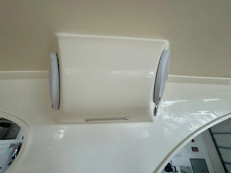 Slide: The Image of Ceiling speakers on a 2014 Scout 275 Dorado boat. - 48