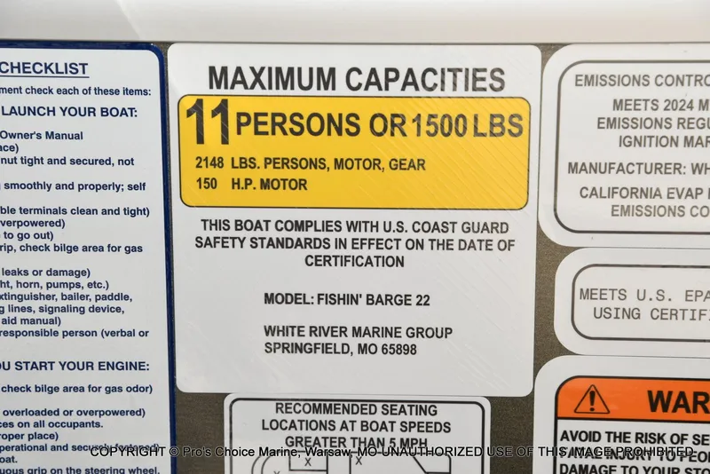 Slide: The Image of Sun Tracker FISHIN' BARGE 22 DLX w/150HP Mercury 4 Stroke 2025 - 51