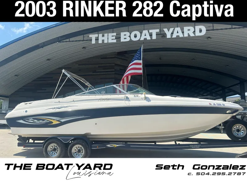 The Image of 2003 Rinker 282 Captiva boat at The Boat Yard Louisiana. - 0