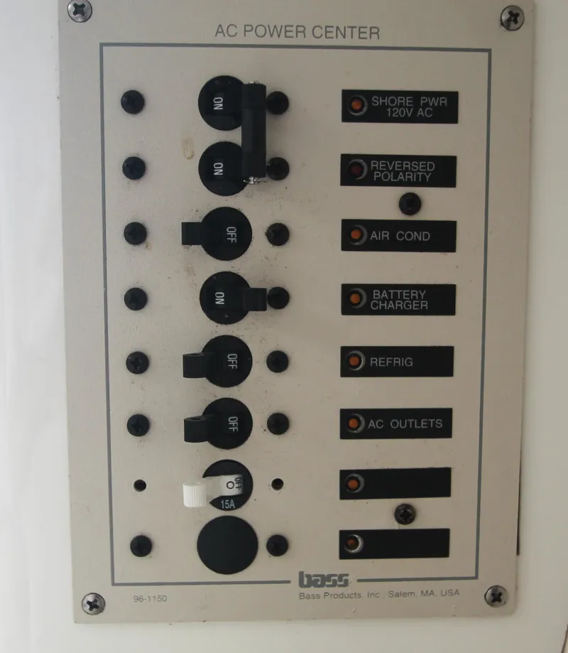 Slide: The Image of AC Power Panel in Cabin - 61