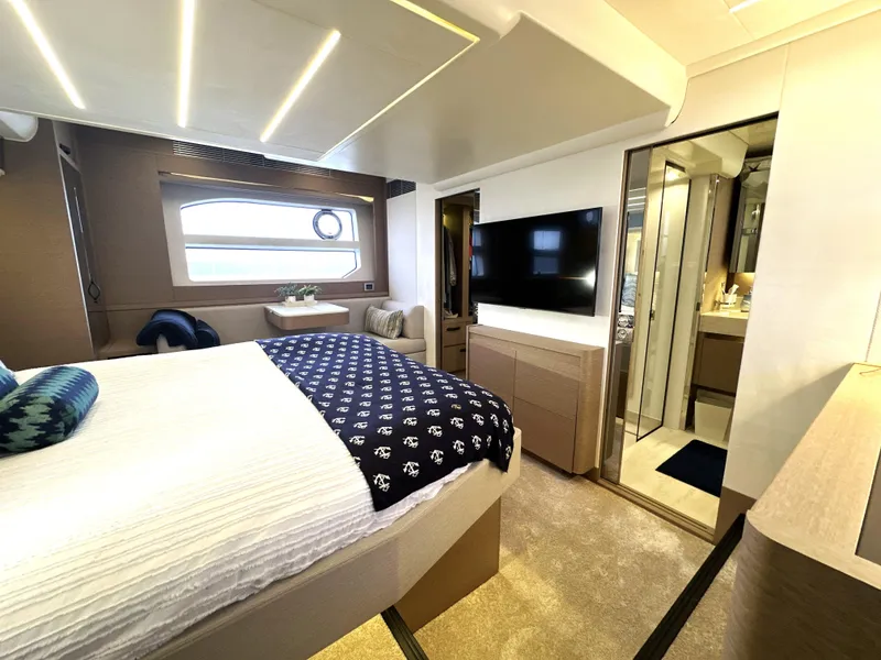 Slide: The Image of 2019 Prestige Yachts 590 Fly - 64