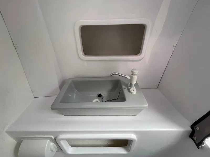 Slide: The Image of Compact bathroom sink in 2025 Corsair 880 model, featuring modern design and functionality. - 17