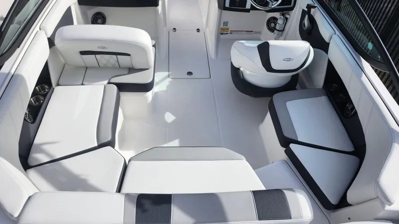 Slide: The Image of Garmin display on 2025 Regal 21 OBX boat dashboard. - 24