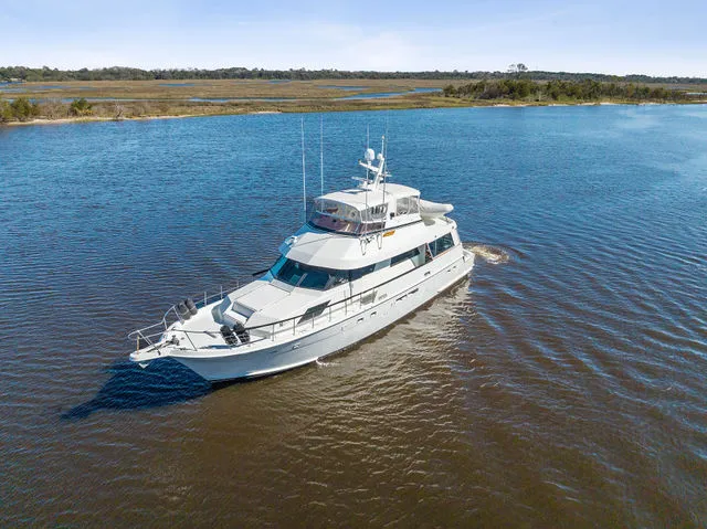 Slide: The Image of Hatteras 78 Cockpit Motor Yacht 1990 - 51