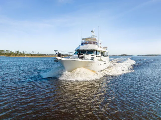 Slide: The Image of Hatteras 78 Cockpit Motor Yacht 1990 - 53