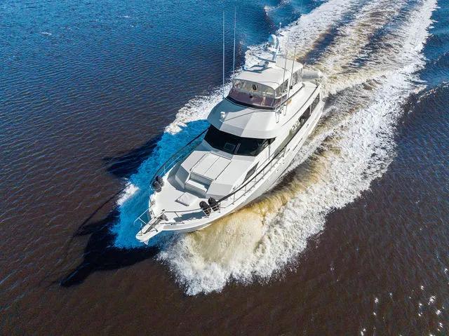 Slide: The Image of Hatteras 78 Cockpit Motor Yacht 1990 - 54