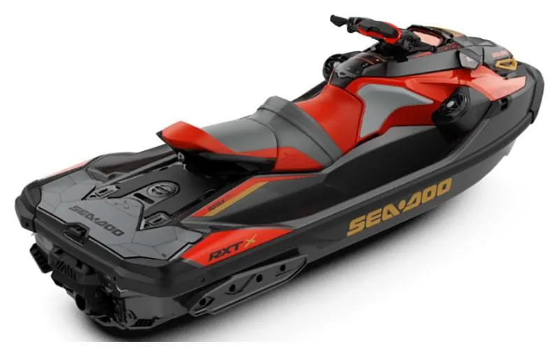 Slide: The Image of 2019 Sea-Doo RXT-X 300 iBR with sound system, red and black jet ski. - 25