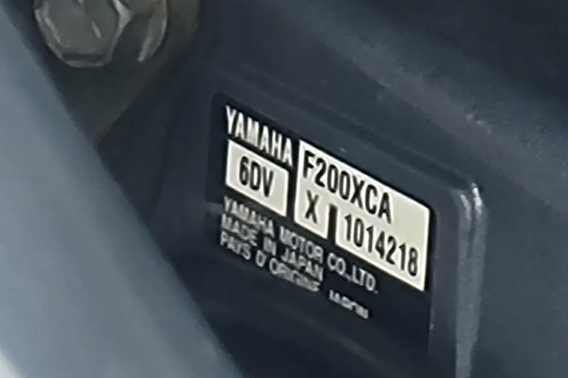 Slide: The Image of Yamaha engine label on 2020 Sea Hunt Gamefish 27 Forward Seating boat. - 22