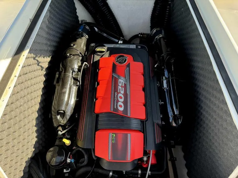 Slide: The Image of 2021 Heyday WT-2 engine compartment featuring a powerful 6.2L V8 engine. - 42