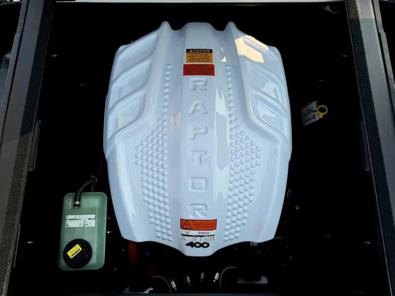 Slide: The Image of 2023 ATX Surf Boats 20 Type-S engine, Raptor 400, top view. - 15