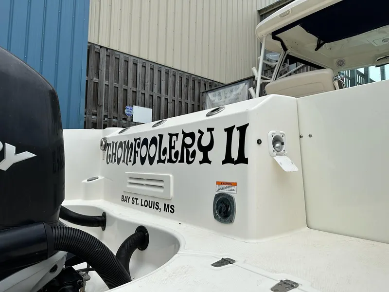 Slide: The Image of 2016 Boston Whaler 315 Conquest boat named "Thomfoolery II" in Bay St. Louis, MS. - 31