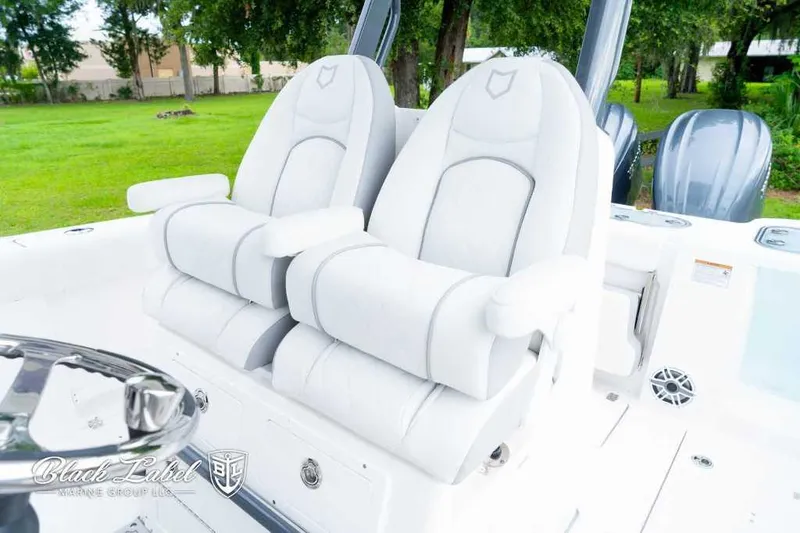 Slide: The Image of Luxurious seating on 2025 Sea Fox 288 Commander Center Console boat. - 17