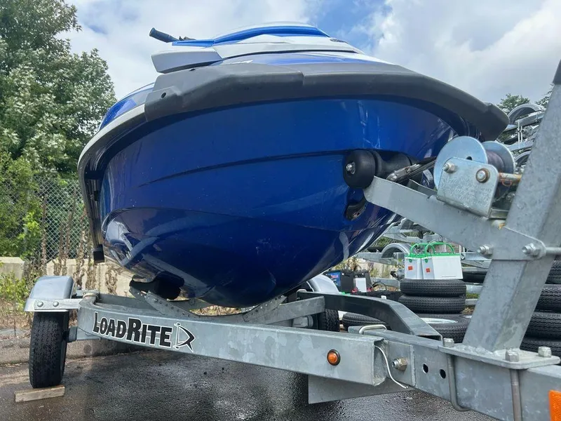 Slide: The Image of 2017 Yamaha WaveRunner GP1800 on LoadRite trailer, parked outdoors. - 7