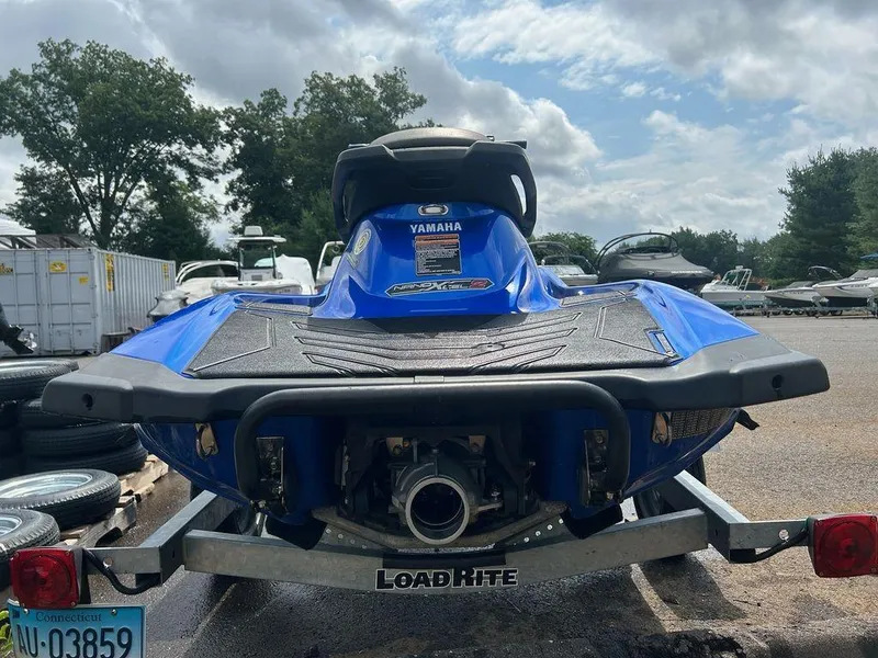 Slide: The Image of 2017 Yamaha WaveRunner GP1800 on Load Rite trailer, parked outdoors. - 8