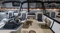 Slide: The Image of Interior of 2025 Harris Cruiser 230 SLDH with luxurious seating. - 34