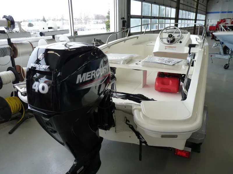 The Image of 2024 Boston Whaler 130 Super Sport boat on display at Rich Marine Sales. - 0