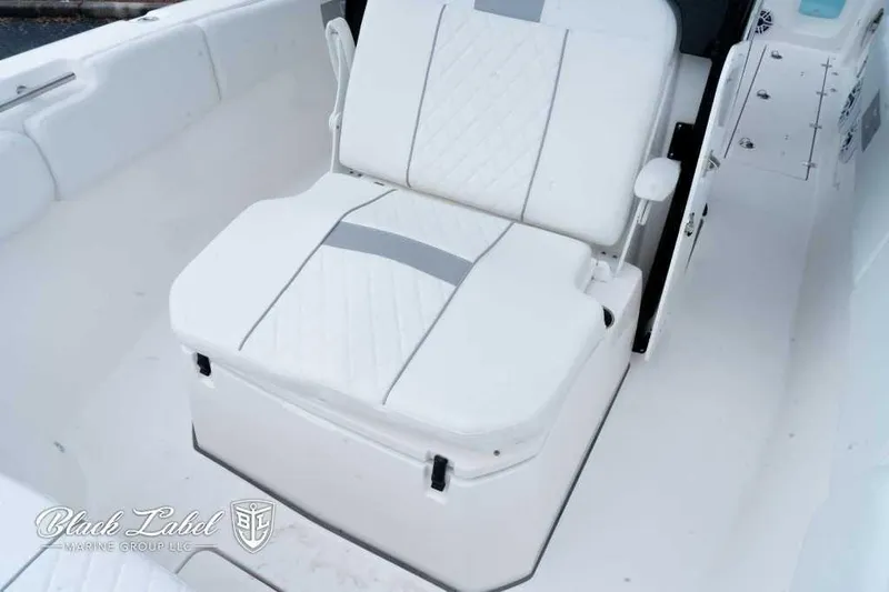Slide: The Image of Luxurious seating on 2025 Sea Fox 288 Commander Center Console boat. - 11