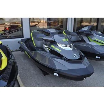 Slide: The Image of 2015 Sea-Doo GTX Limited iS 260 jet ski in showroom display. - 10
