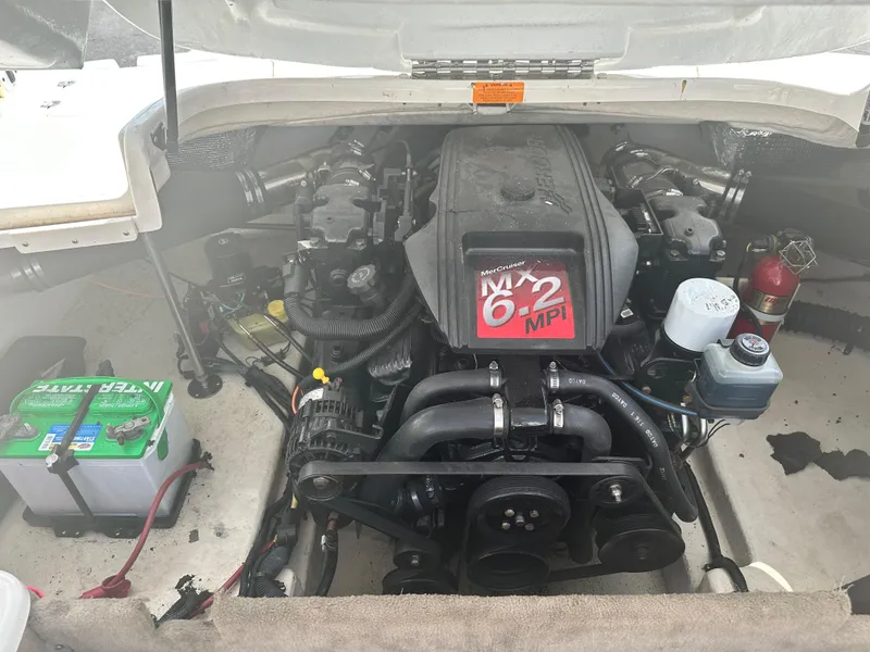 Slide: The Image of Engine compartment of a 2002 Chaparral 220WT SSi boat with 6.2 MPI engine. - 11