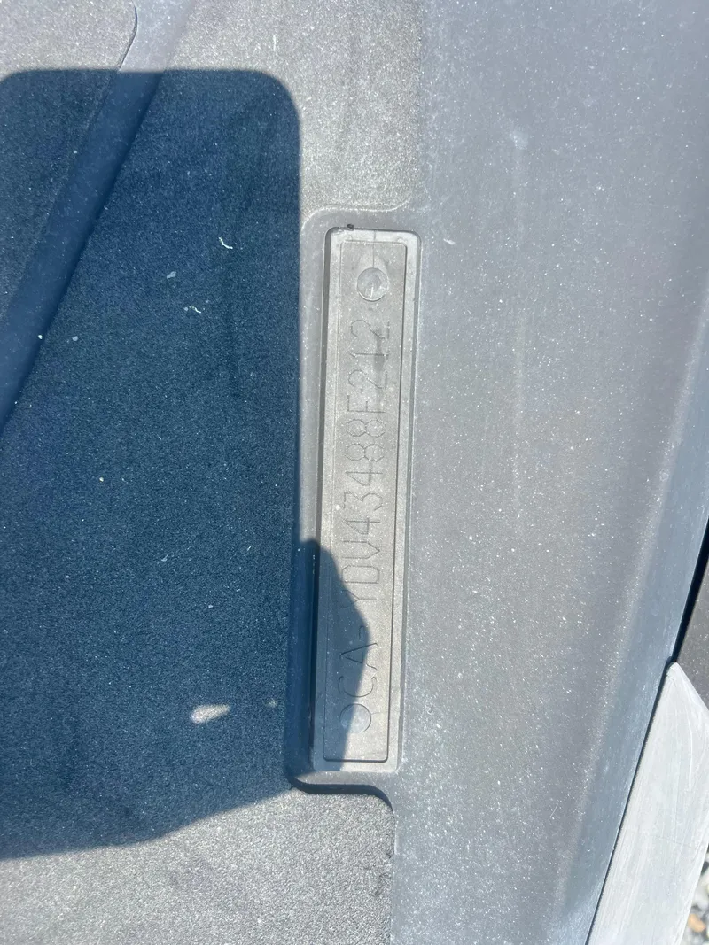 Slide: The Image of Close-up of 2012 Sea-Doo GTI SE 130 identification plate. - 5