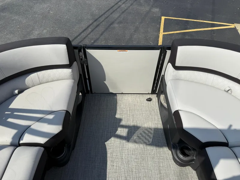 Slide: The Image of 2025 Avalon 2385 Catalina Quad Lounger interior with plush seating and modern design. - 26