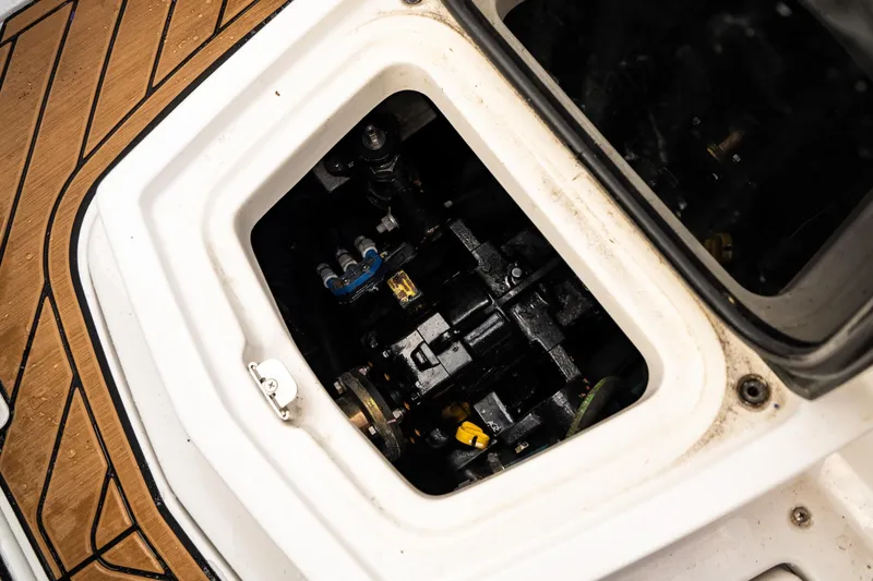 Slide: The Image of Engine compartment of 2022 Nautique Super Air Nautique G23 boat. - 20