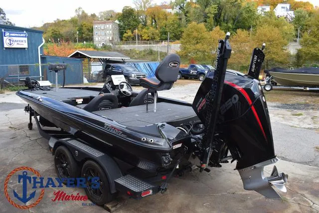 Slide: The Image of 2020 Triton 20 TRX Patriot boat at Thayer's Marine dealership. - 10