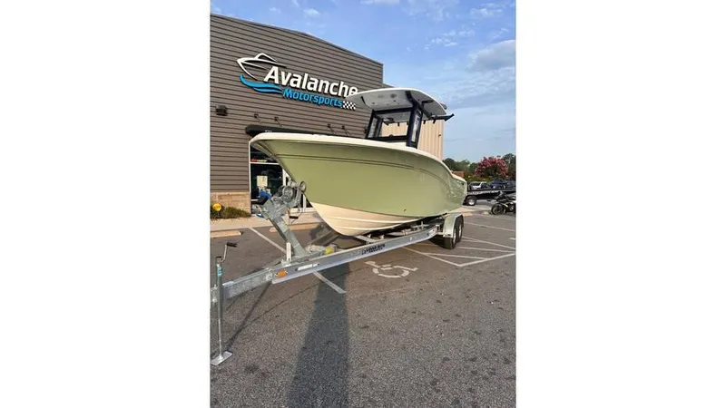 Slide: The Image of 2025 Sea Fox 248 Commander boat on trailer at Avalanche Motorsports. - 3