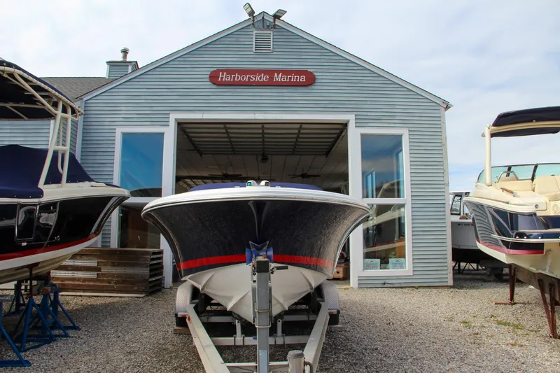 Slide: The Image of 2004 Chris-Craft Launch 25 boat at Harborside Marina storage facility. - 7