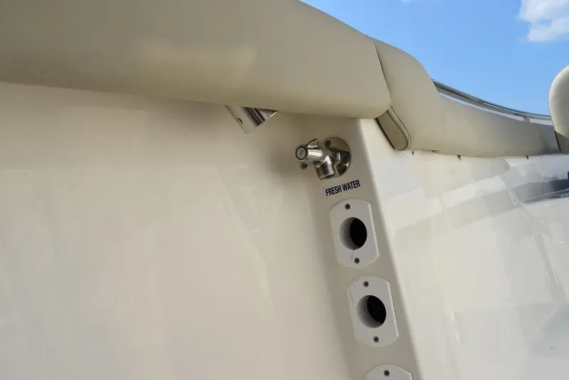 Slide: The Image of 2024 Key West 203 FS boat detail with fresh water outlet. - 30