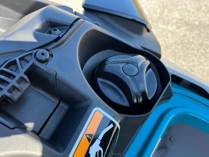 Slide: The Image of Close-up of 2024 Sea-Doo GTI SE 130 IBR fuel cap. - 31
