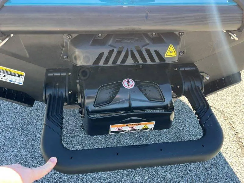 Slide: The Image of 2024 Sea-Doo GTI SE 130 IBR rear view, showcasing the innovative braking system. - 35