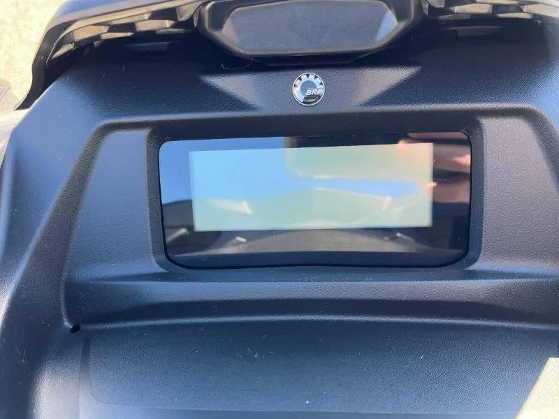 Slide: The Image of 2024 Sea-Doo GTI SE 130 IBR dashboard display close-up. - 36