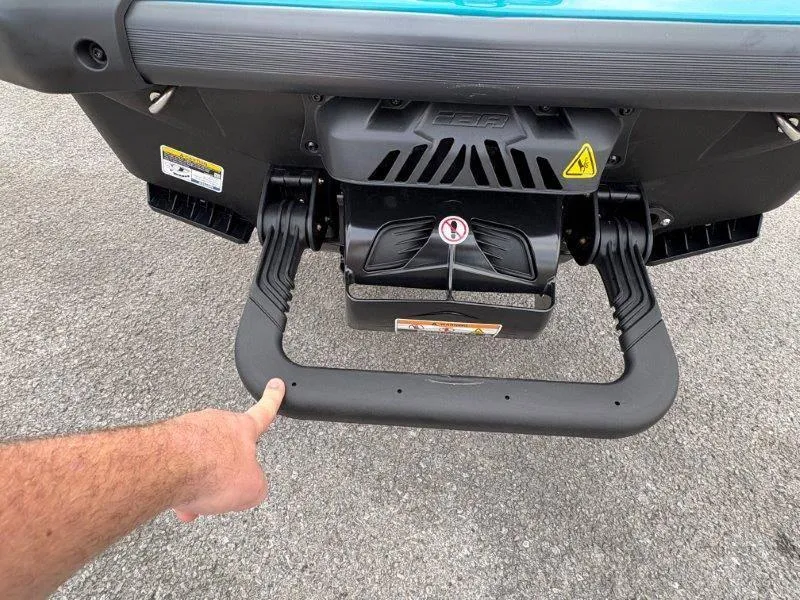 Slide: The Image of 2024 Sea-Doo GTI SE 170 IBR rear view with boarding step. - 12