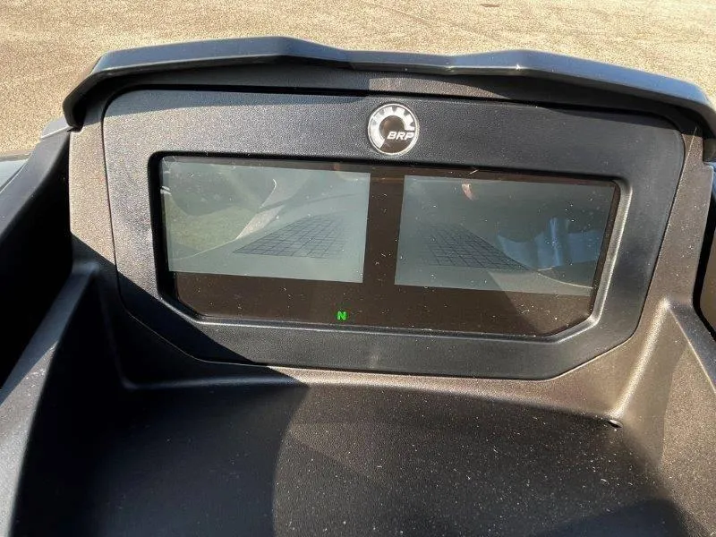 Slide: The Image of 2024 Sea-Doo RXT-X 325 dashboard display, Ice Metal/Manta Green model. - 26