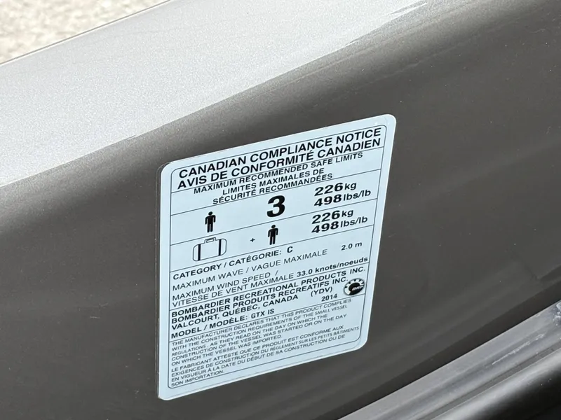 Slide: The Image of Sea-Doo GTX LTD is 260 2014 - 15