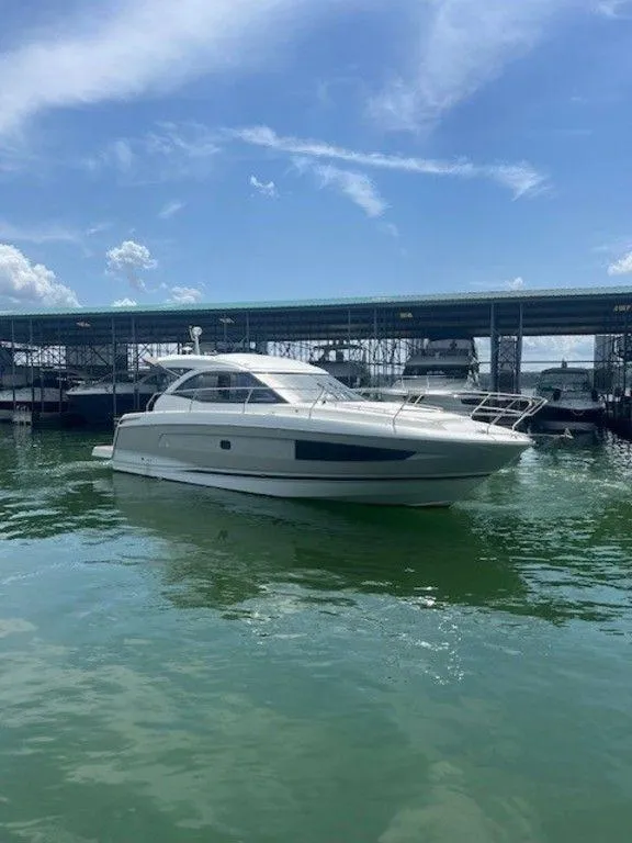 Slide: The Image of 2017 Jeanneau LEADER 36 yacht cruising on a sunny day. - 6