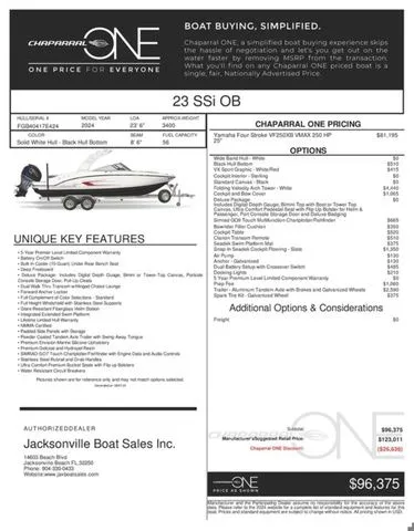 Slide: The Image of Chaparral 23 SSi OB 2024 - 10