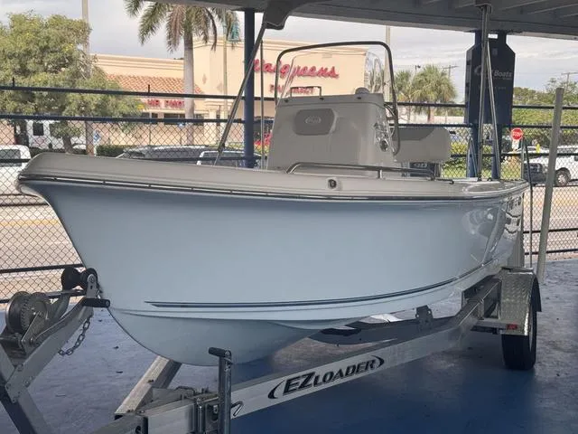 Slide: The Image of 2024 Key West 1720 CC boat with Yamaha engine on trailer. - 3